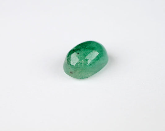 Cabochon cut Shakiso Emerald oval 10 mm 3.45 ct