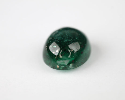 Cabochon cut Shakiso Emerald oval 9mm 3 ct