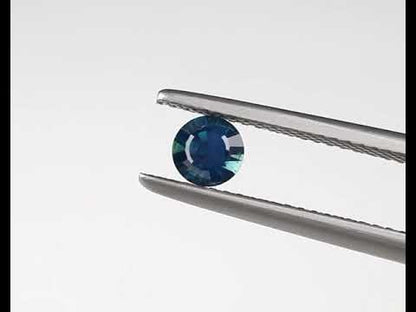 Safir blå rund 4,5 mm 0,46 ct