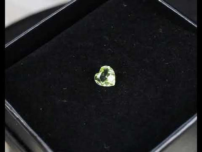 Peridot Heart 5 mm 0.35 ct