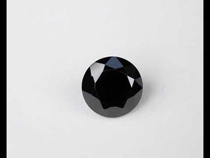 Black diamond round 8 mm 3.75 ct