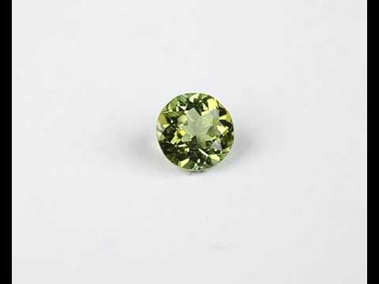 Turmalingrön rund 4 mm 0,25 ct