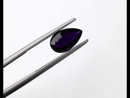 Amethyst drop 12 mm 2 ct