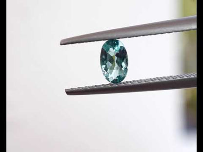 Paraiba Turmalin oval 5,5 mm 0,23 ct