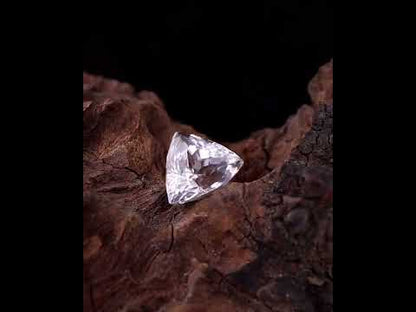 Kunzite pink triangular 15.67 ct
