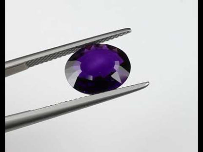 Amethyst oval 11x9 mm 2.8 ct