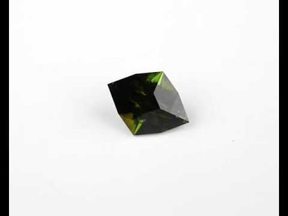 Tourmaline green rhombus 6x5 mm 0.38 ct