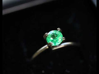 Shakiso Emerald rund 0,61 ct Certifierad