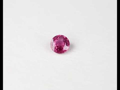 Ruby round 5.25 mm 0.8 ct