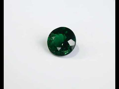 Tsavorite garnet green round 5 mm 0.4 ct