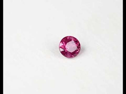 Rubin rund 5 mm 0,75 ct