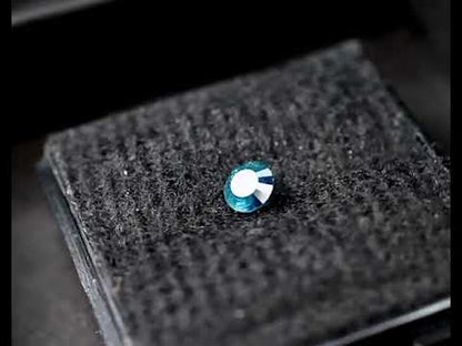 Blue sapphire round 0.36 ct