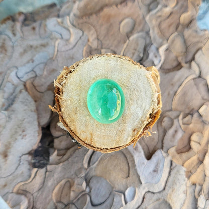 Colombiansk smaragd oval 18,6 ct