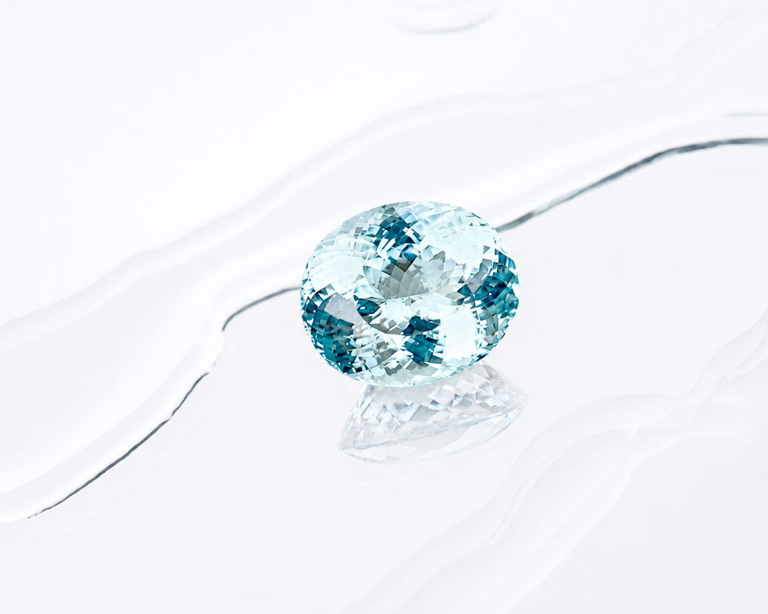 Paraiba Tourmaline oval 14 ct