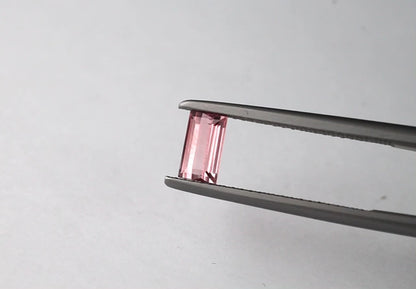 Pink Tourmaline Rectangle 0.68 ct