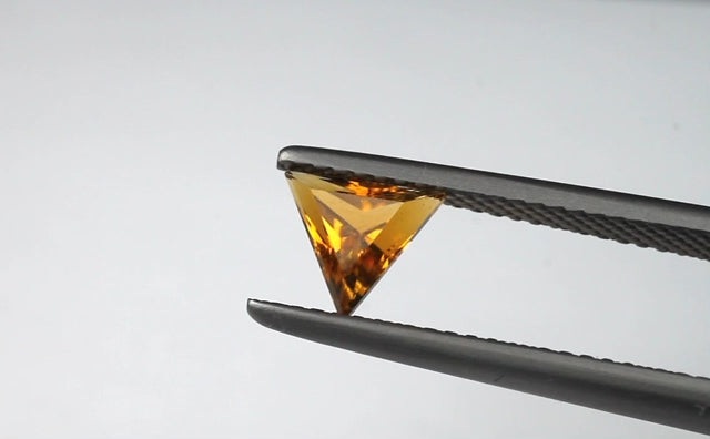Canary Tourmaline Triangle 0.68 ct