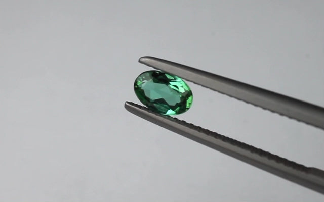 Green Tourmaline Oval 0.4 ct