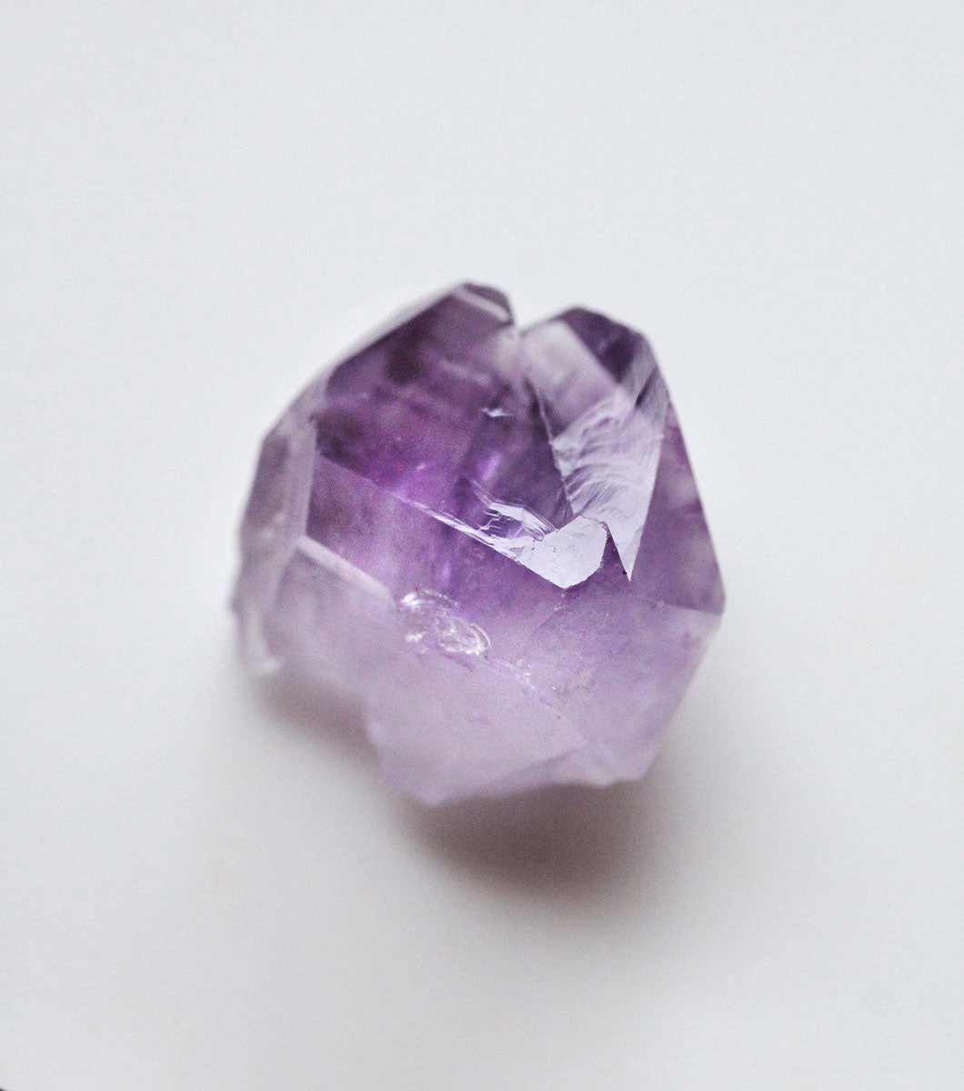 Rough amethyst crystal