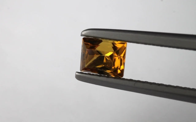 Canary Tourmaline Rectangle 0.65 ct