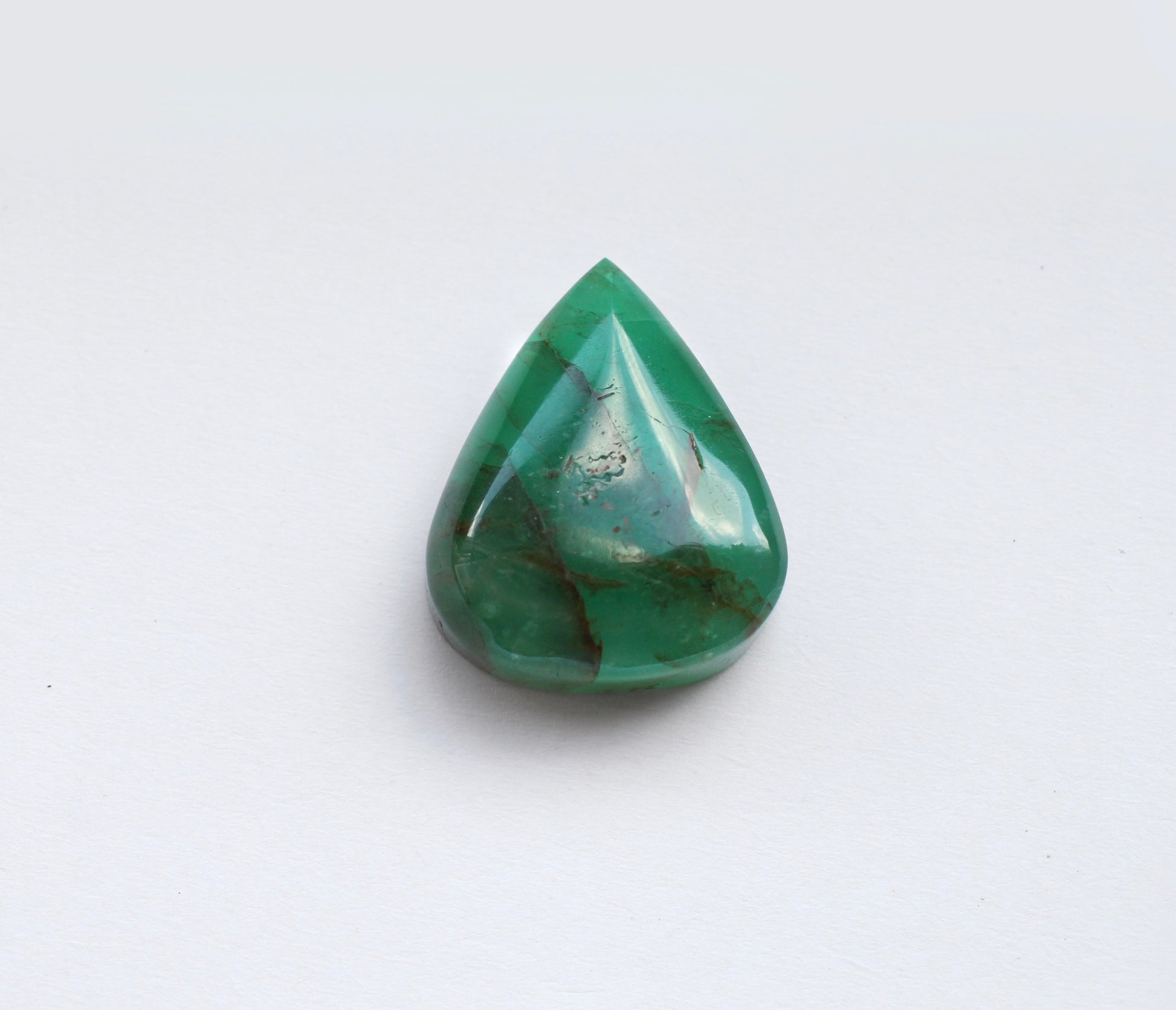 Emerald Cabochon Pear 44.5 ct