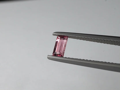 Pink Tourmaline Rectangle 0.4 ct