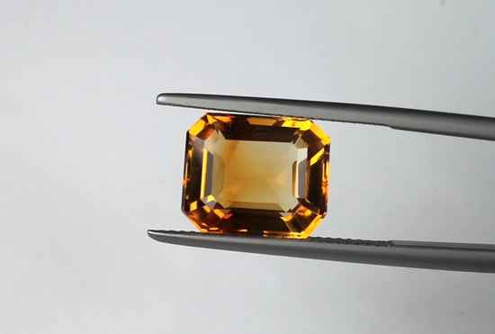 Citrine Emerald Cut 5.38 ct
