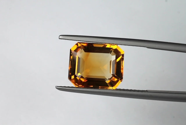 Citrine Emerald Cut 5.38 ct