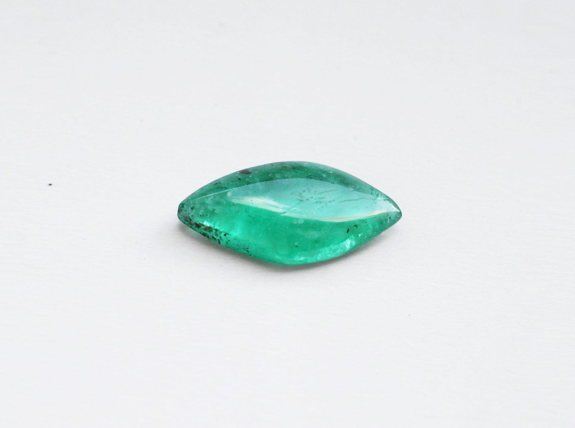 Emerald Cabochon Marquise 3.8 ct