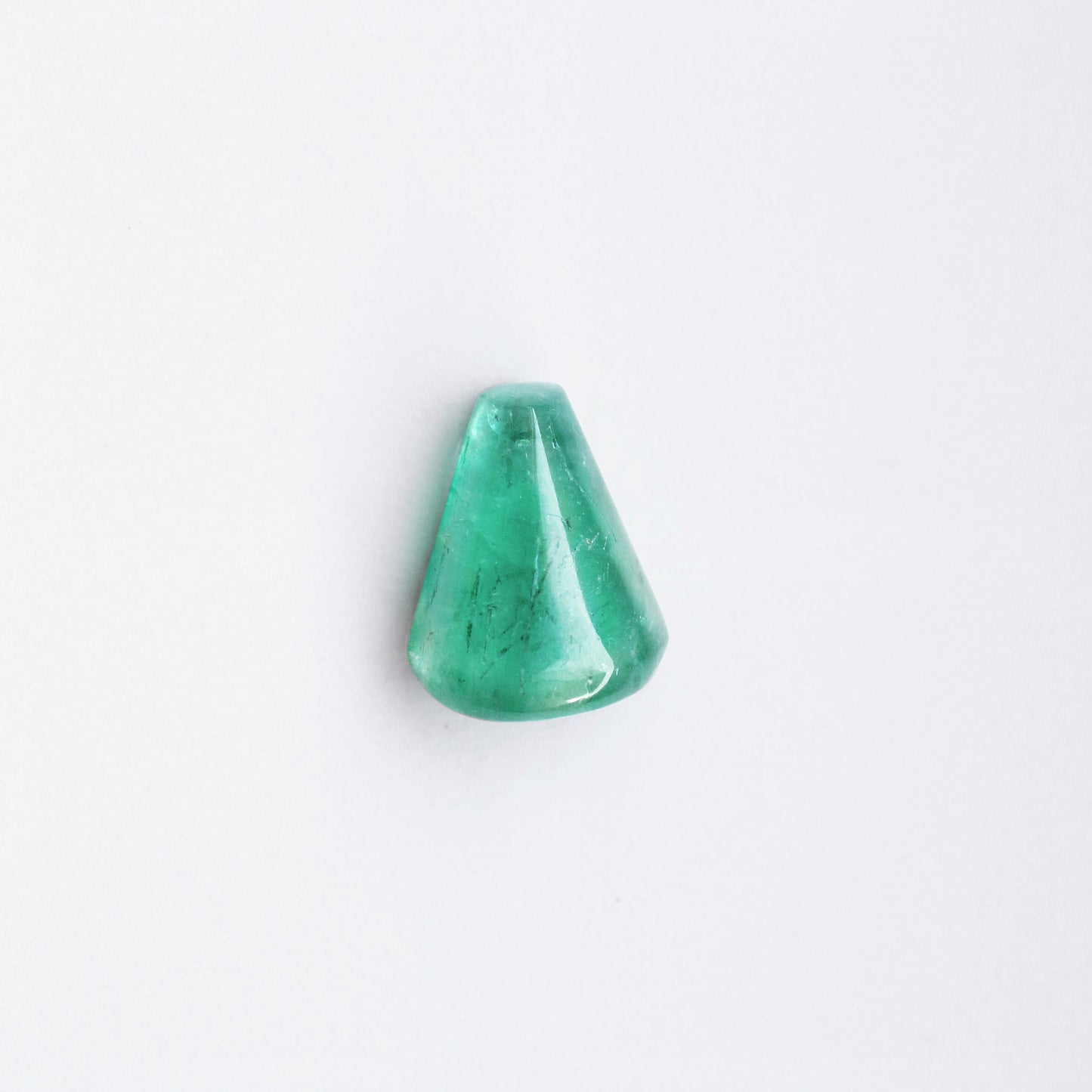 Emerald Cabochon Tapered Baguette 7.8 ct