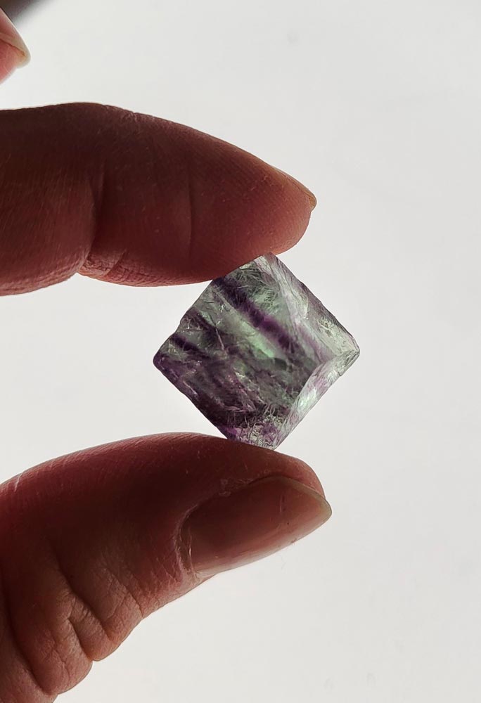 Fluorite Octahedron Crystal Large