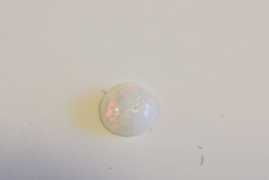 Australian White Opal Round 0.12 ct