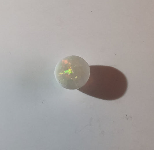 Australian White Opal Round 0.25 ct