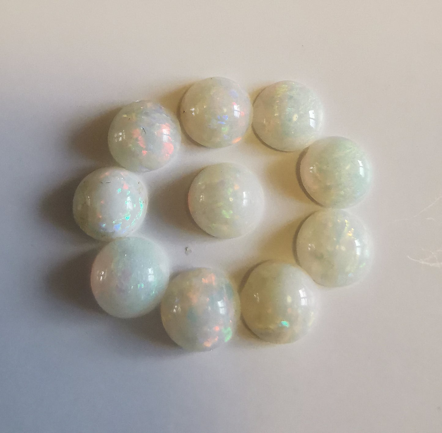 Australian White Opal Round 5 mm Lot