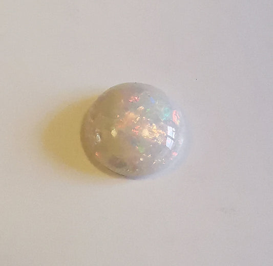 Australian White Opal Round 0.4 ct