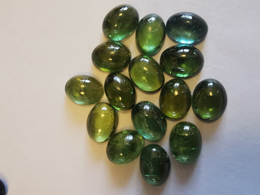 Cabochon Tourmaline Oval 9x7 mm