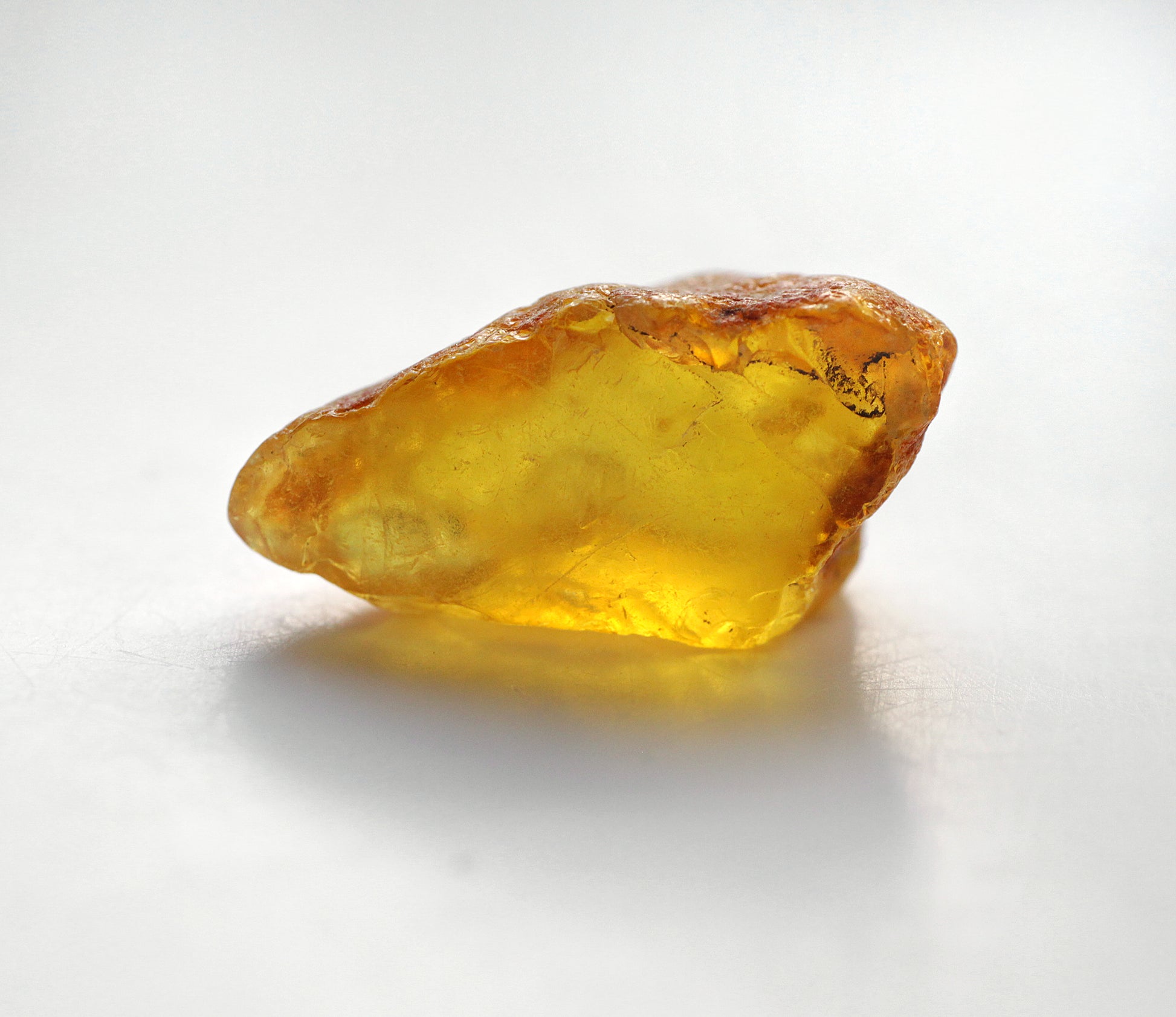 Rough transparent baltic amber