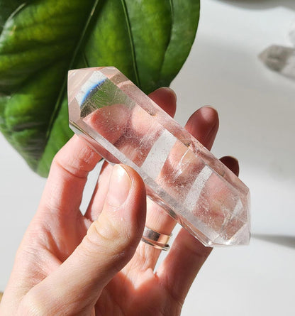Rock Crystal Double Point