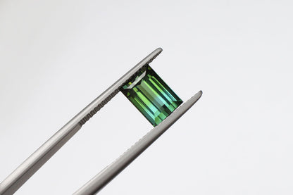 Bicolor Tourmaline Rectangle 2.75 ct