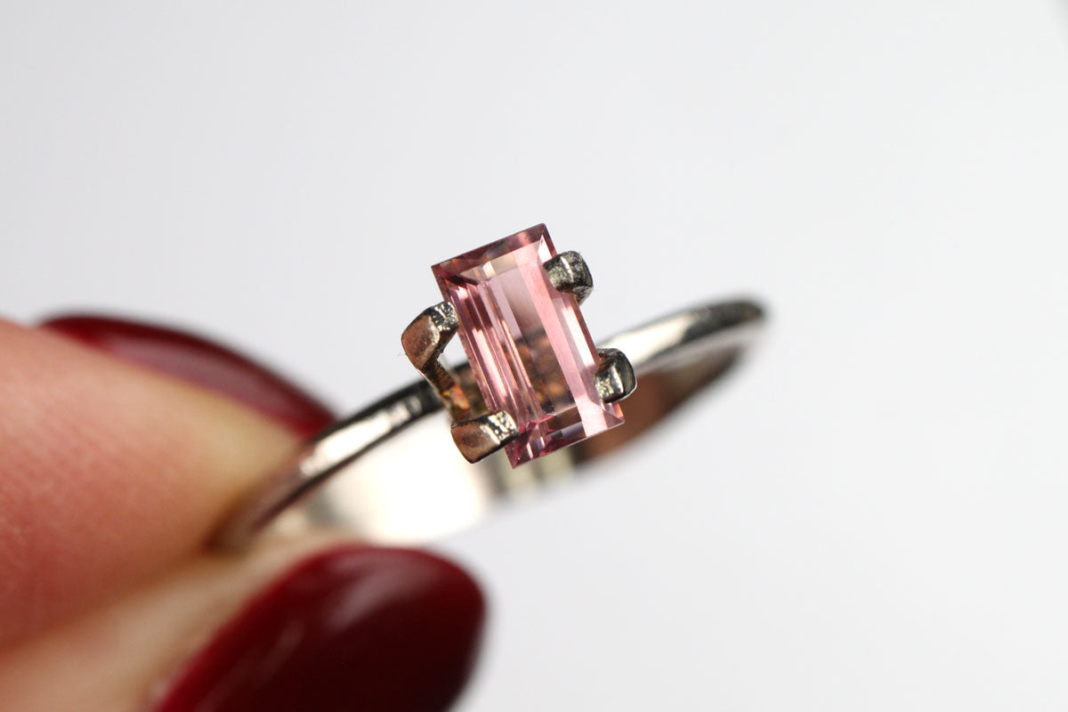 Pink Tourmaline Rectangle 0.68 ct