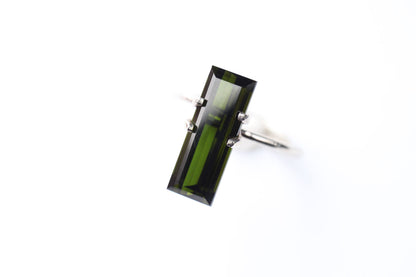 Green Tourmaline Baguette 5.81 ct