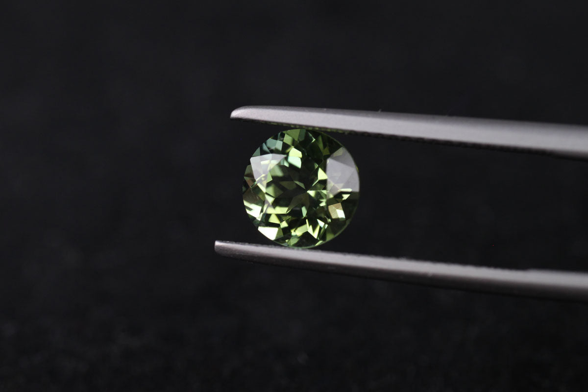 Green Tourmaline Round 1.8 ct