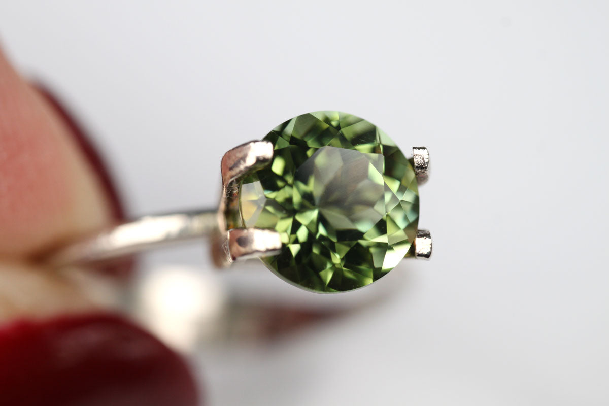 Green Tourmaline Round 1.8 ct