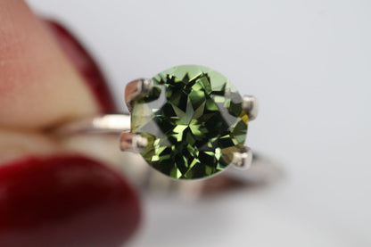 Green Tourmaline Round 1.8 ct