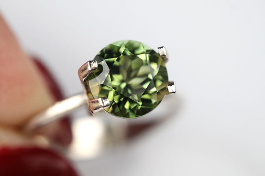 Green Tourmaline Round 1.8 ct