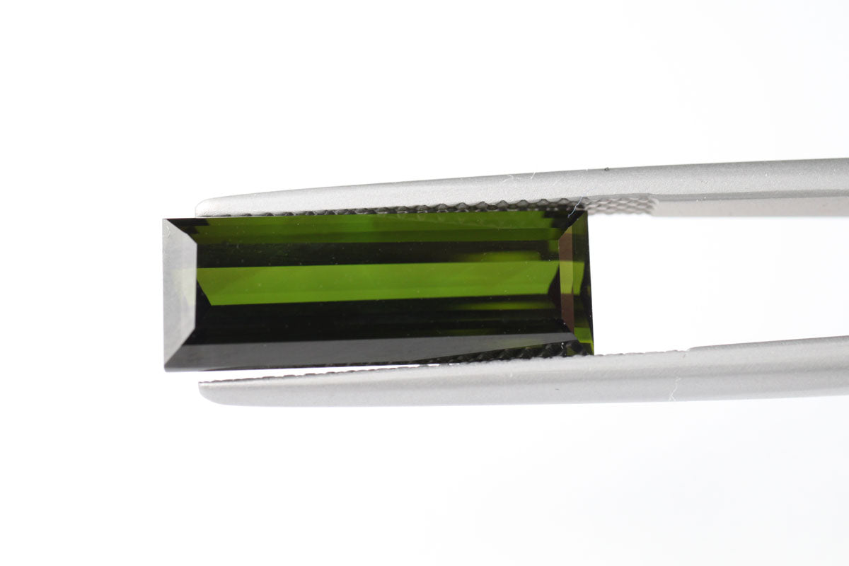 Green Tourmaline Baguette 5.8 ct
