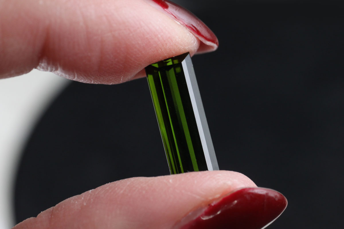 Green Tourmaline Baguette 5.8 ct