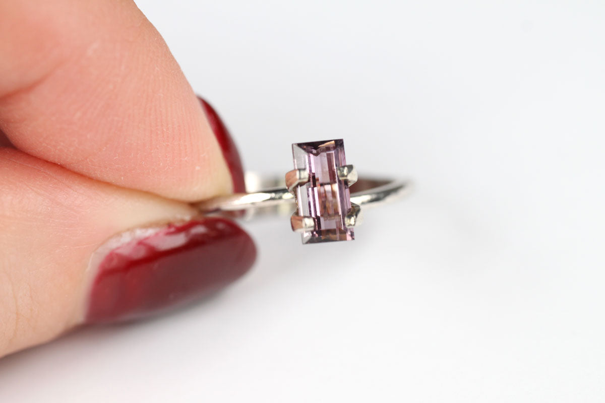 Purple Tourmaline Baguette 0.72 ct