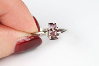Purple Tourmaline Baguette 0.72 ct