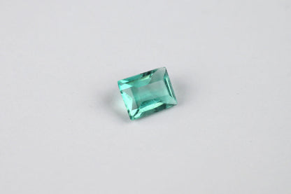 Blue-Green Tourmaline Rectangle 0.75 ct