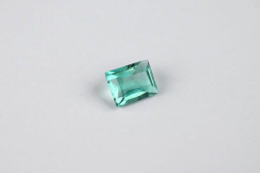 Blue-Green Tourmaline Rectangle 0.75 ct